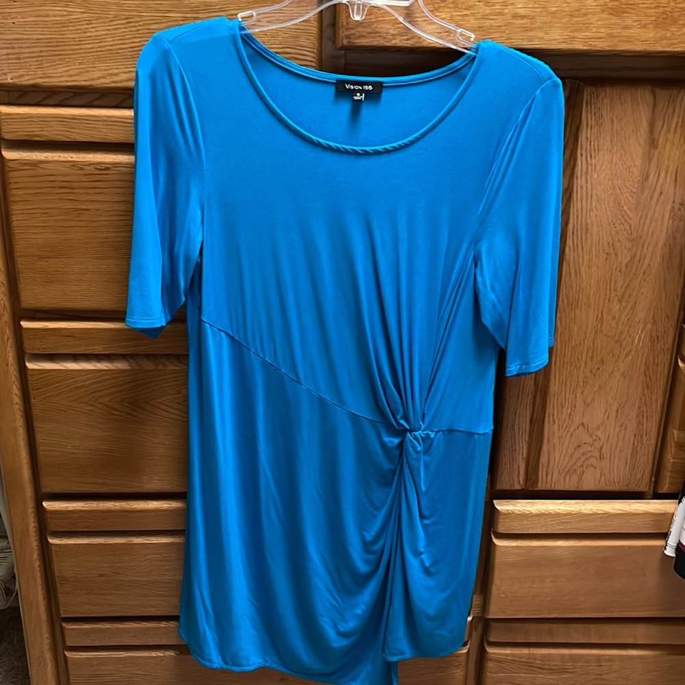 Vision 155 bright teal tunic